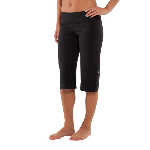Lululemon Athletica Black Clam Digger II Cropped Pants - Picture 2 of 12